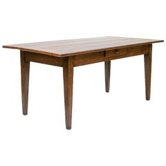 Antique French Cherrywood Farm Table