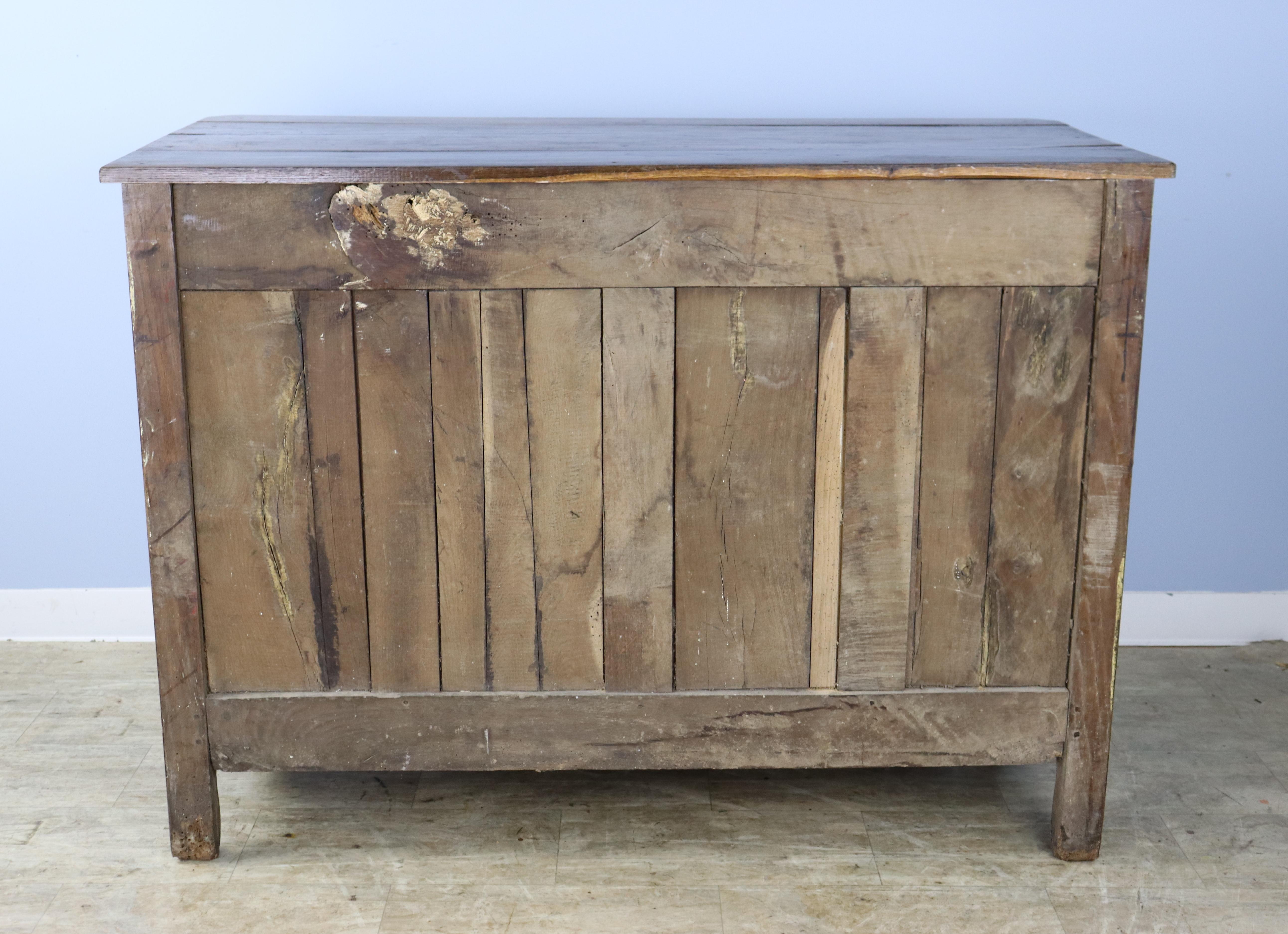 Antique French Chestnut Buffet For Sale 8