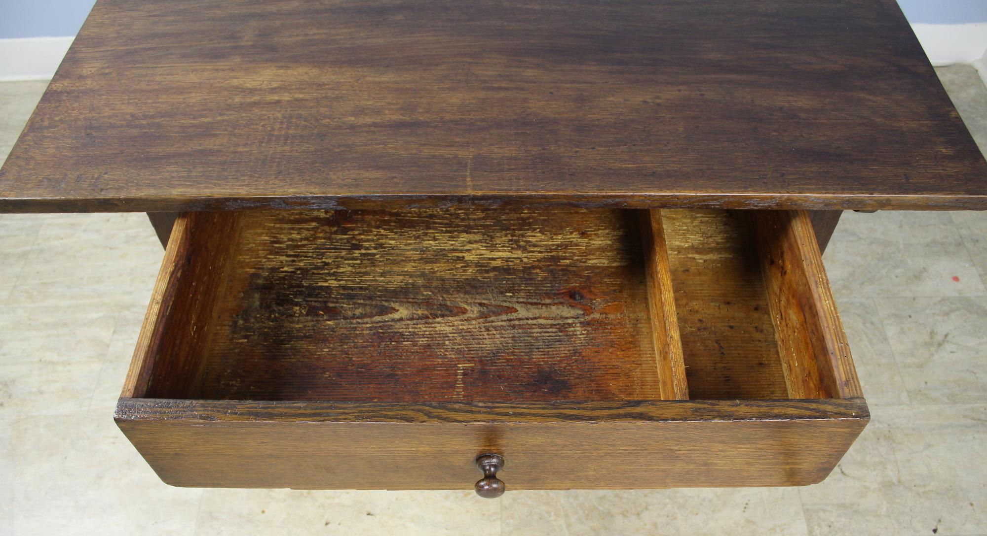 Antique French Chestnut Coffee Table For Sale 4