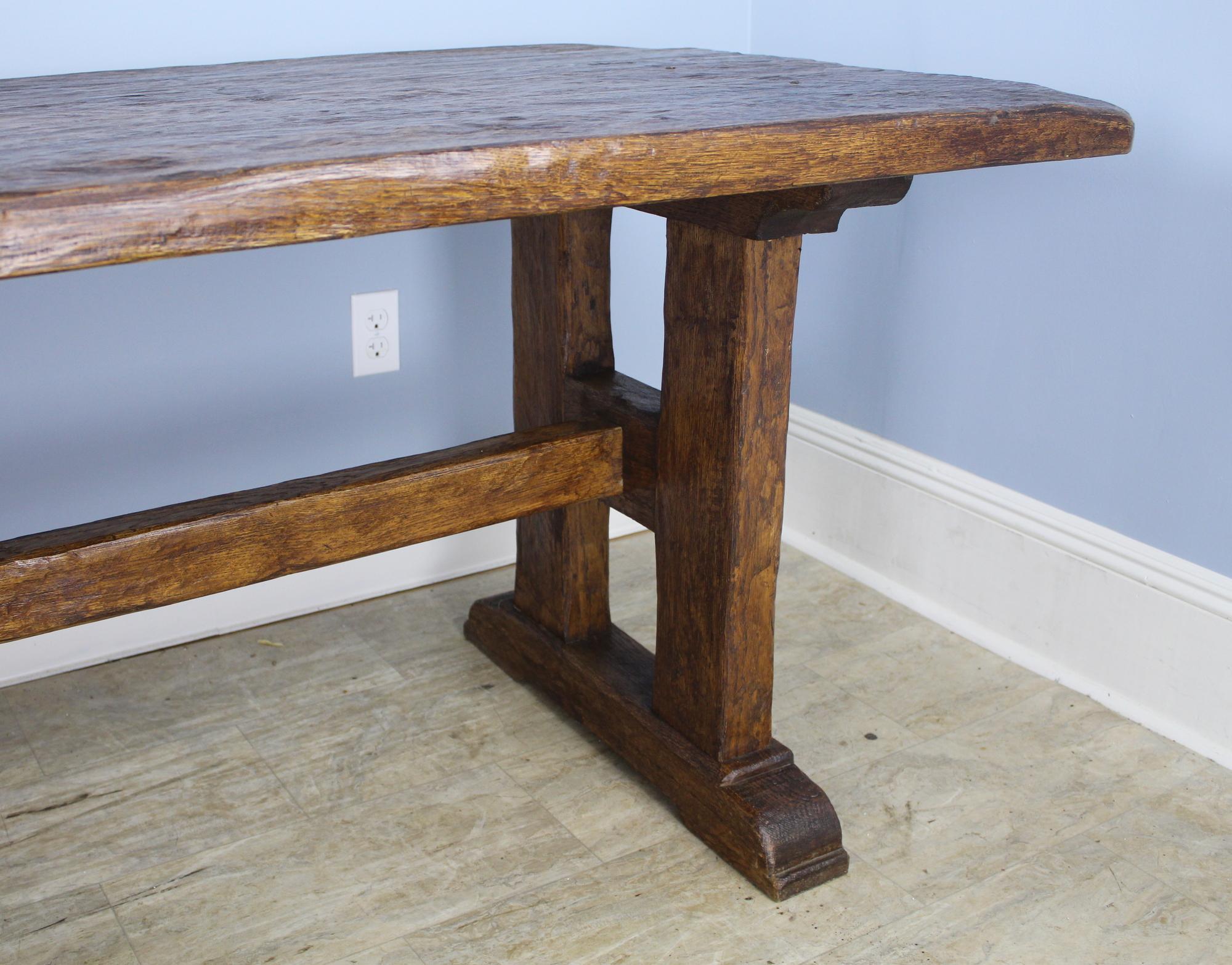Antique French Chestnut Refectory Table 5