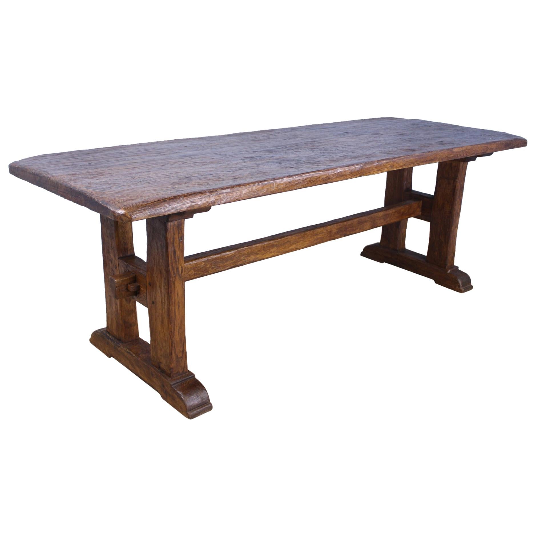Antique French Chestnut Refectory Table