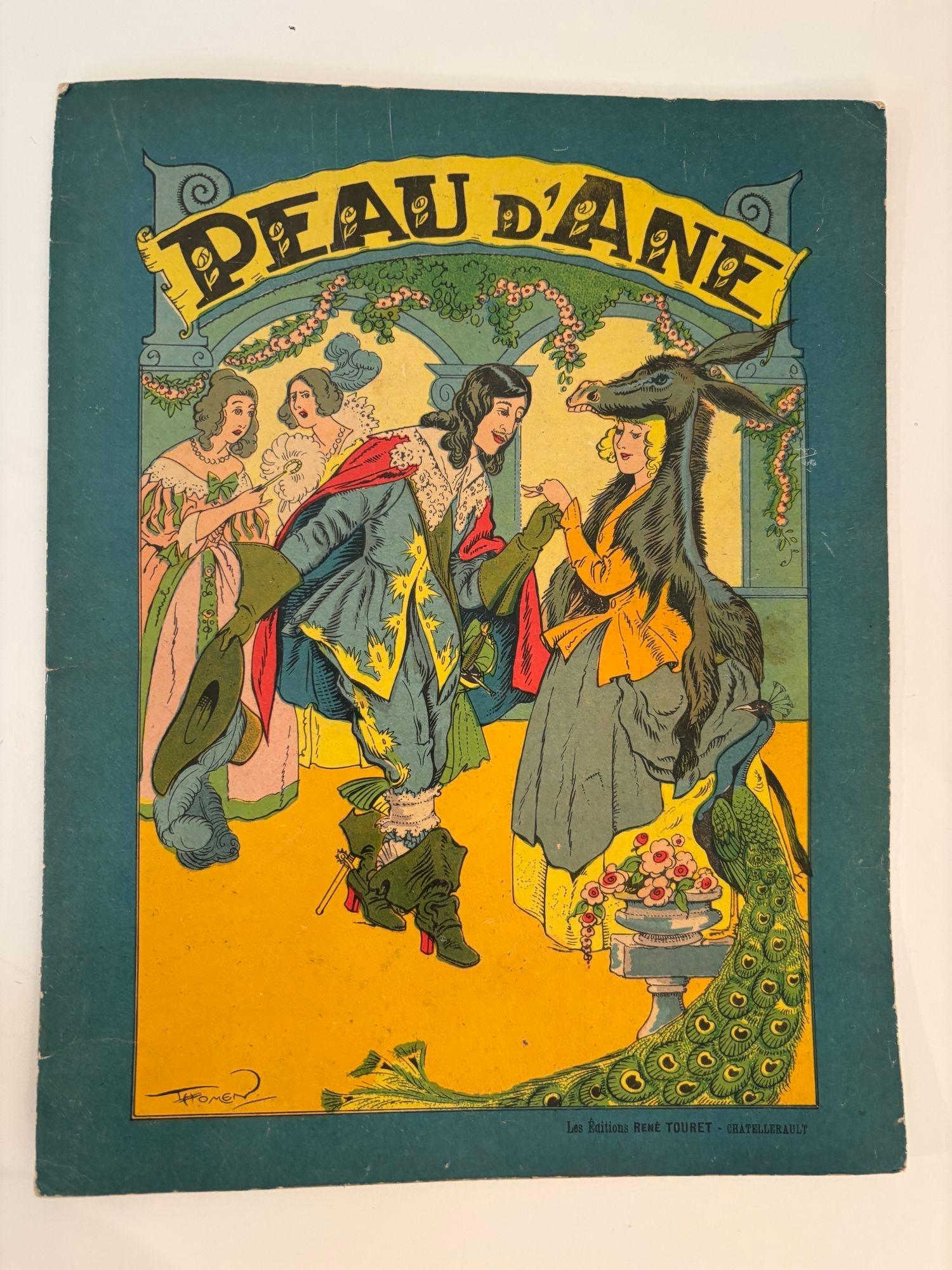 Antique French Children Books 1936 Set of 3 For Sale 4