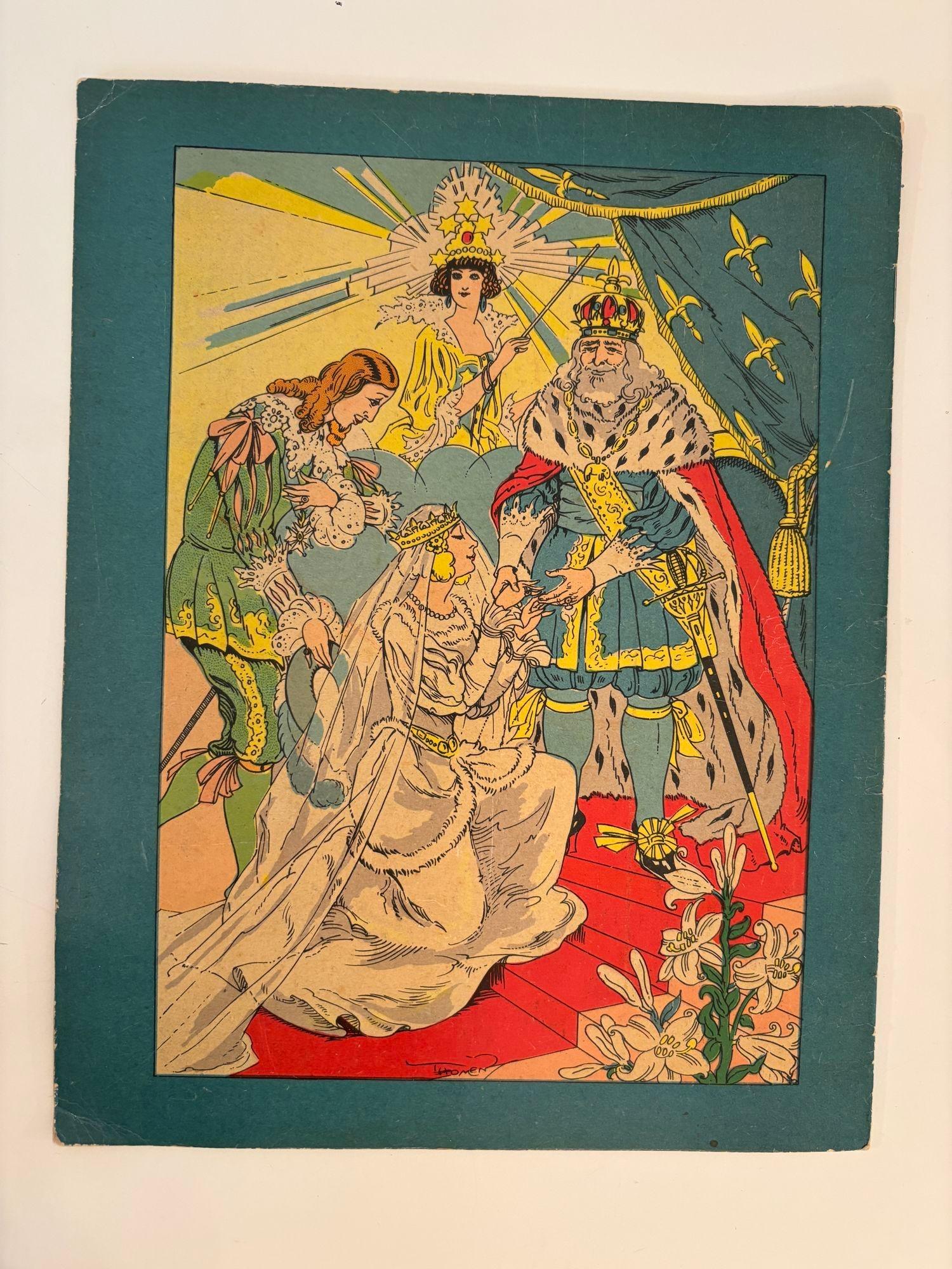 Antique French Children Books 1936 Set of 3 For Sale 5
