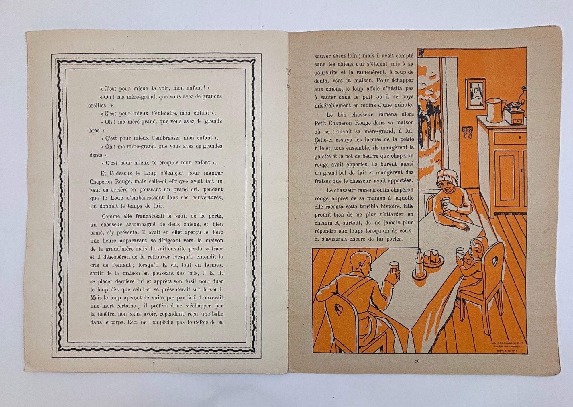 Antique French Children Books 1936 Set of 3 For Sale 7
