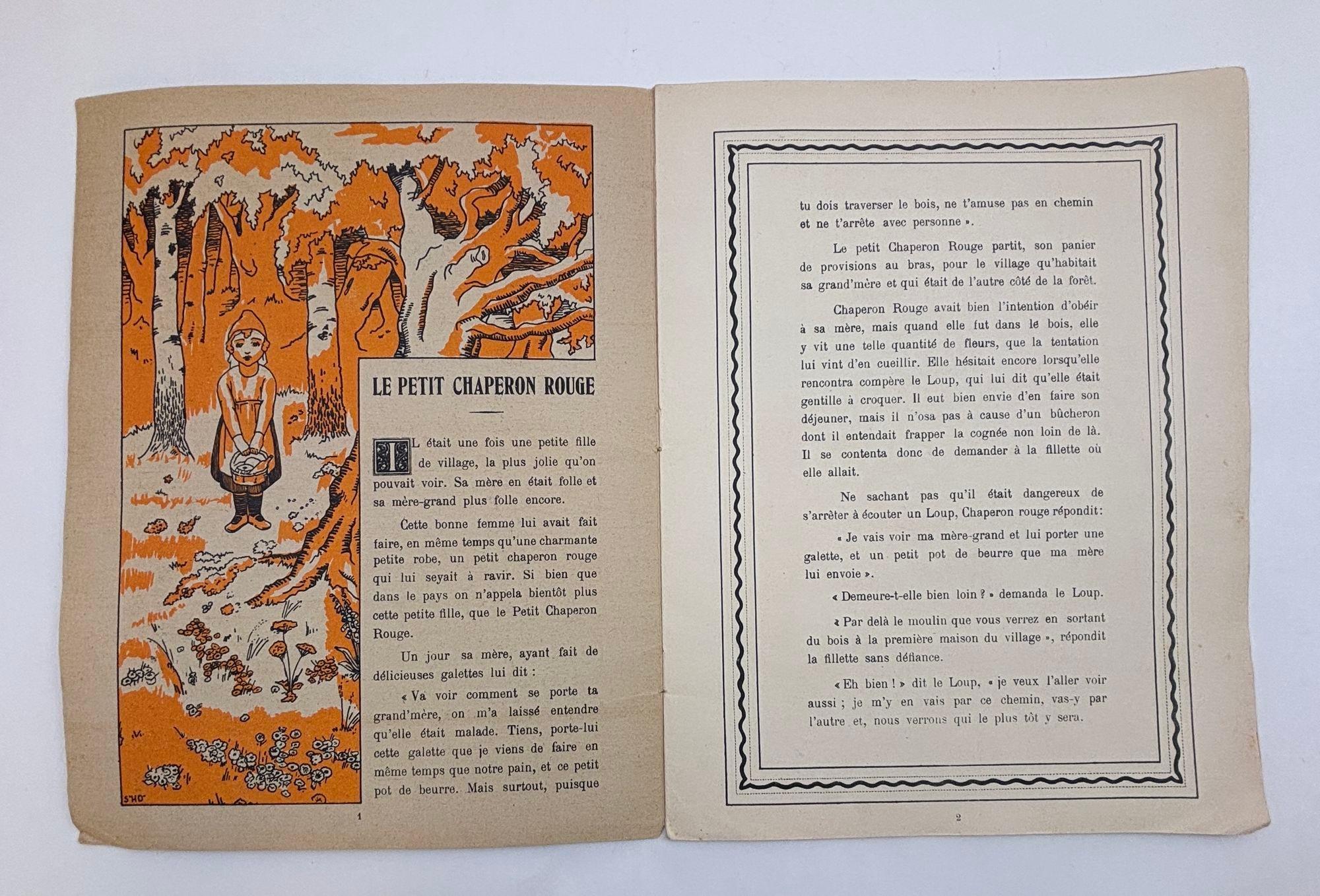 Antique French Children Books 1936 Set of 3 For Sale 8