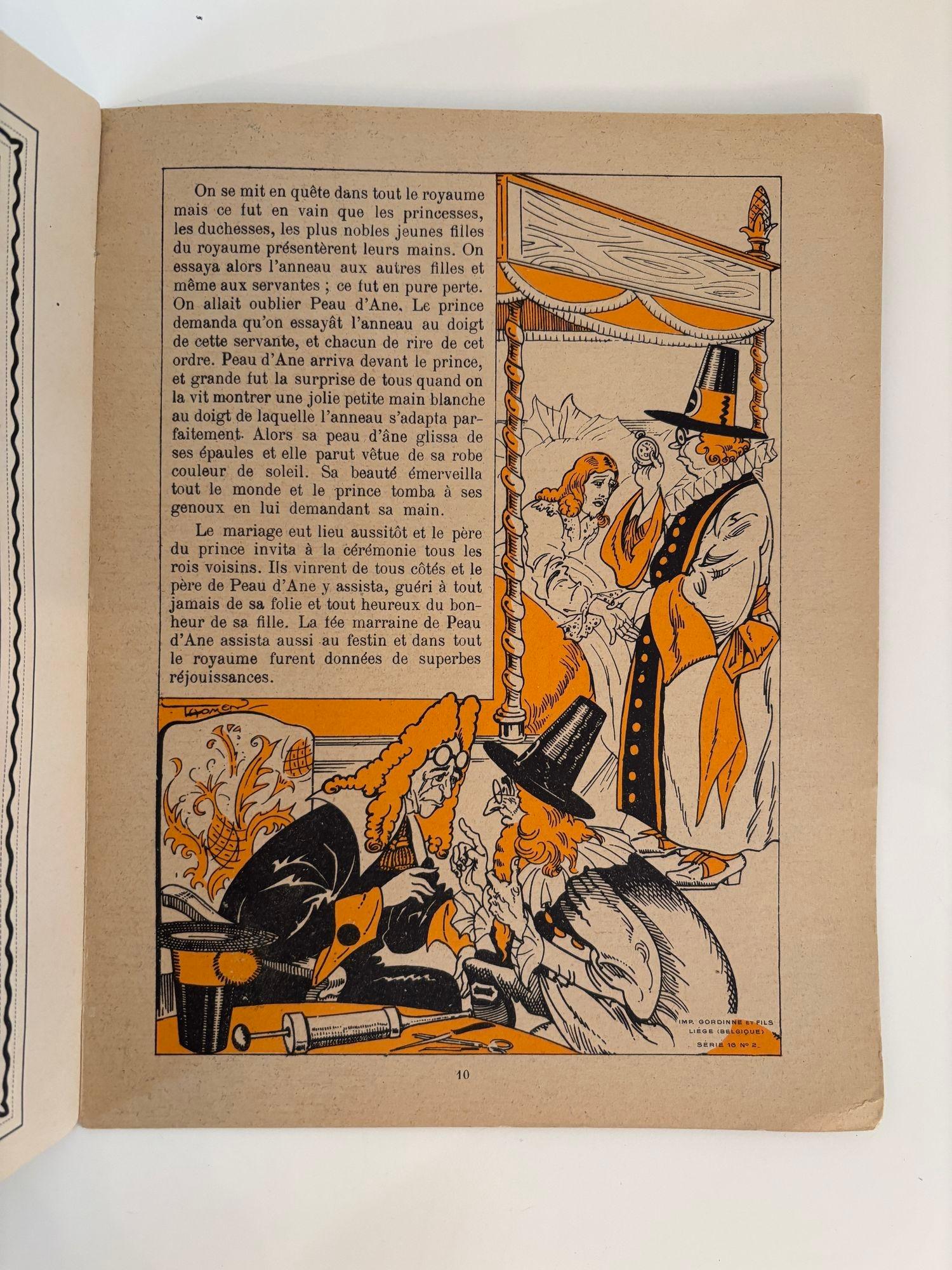 Antique French Children Books 1936 Set of 3 For Sale 13