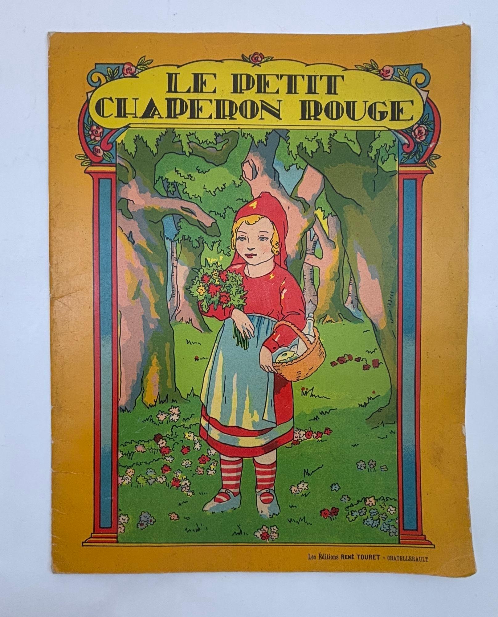 Antique 1930s French Childrens Illustration Books, set of 3:
The 1st one is:
