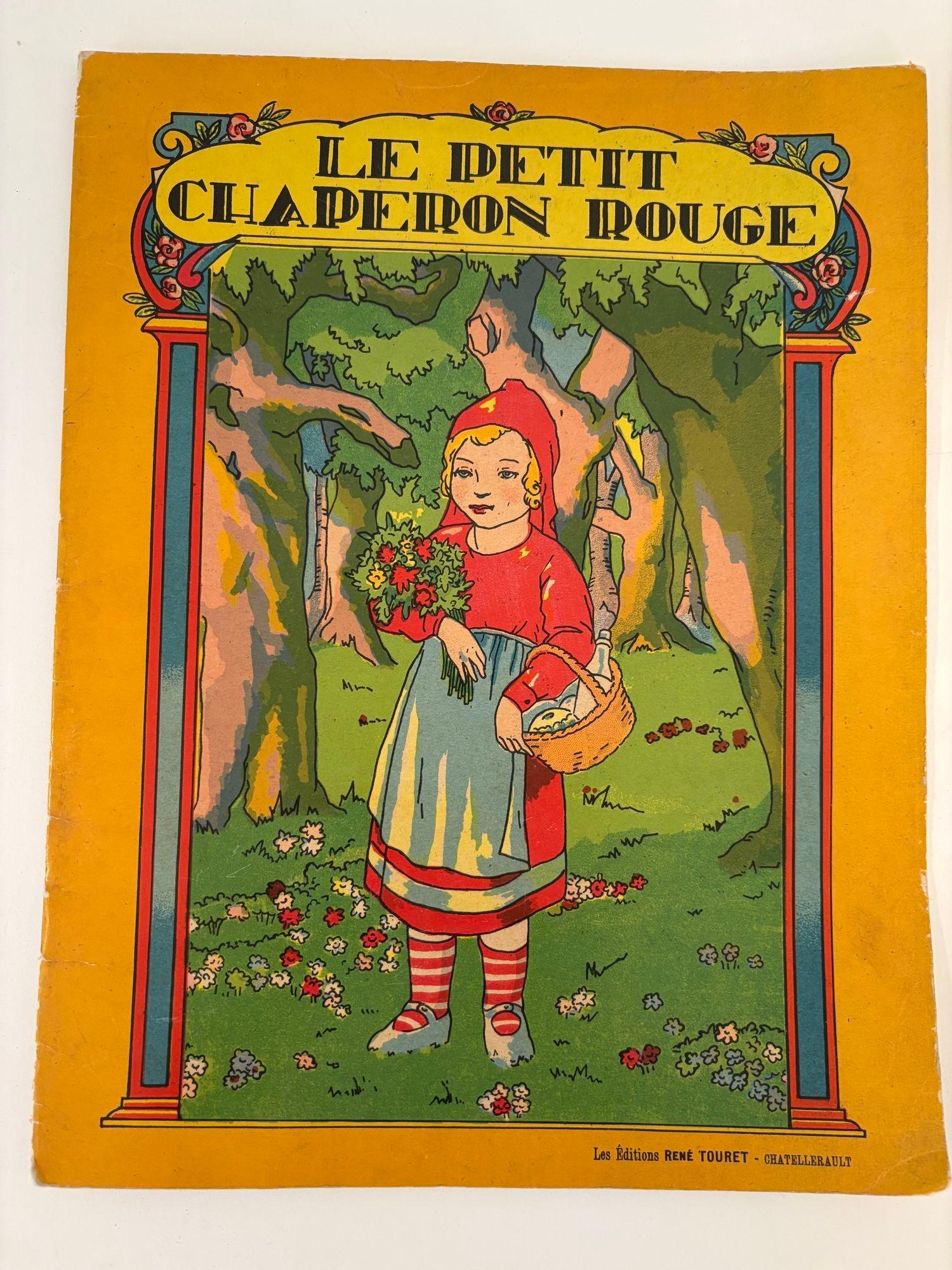 20th Century Antique French Children Books 1936 Set of 3 For Sale
