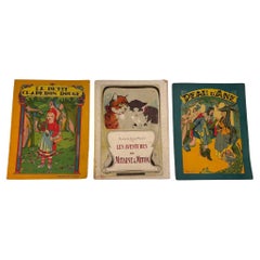 Antique French Children Books 1936 Set of 3