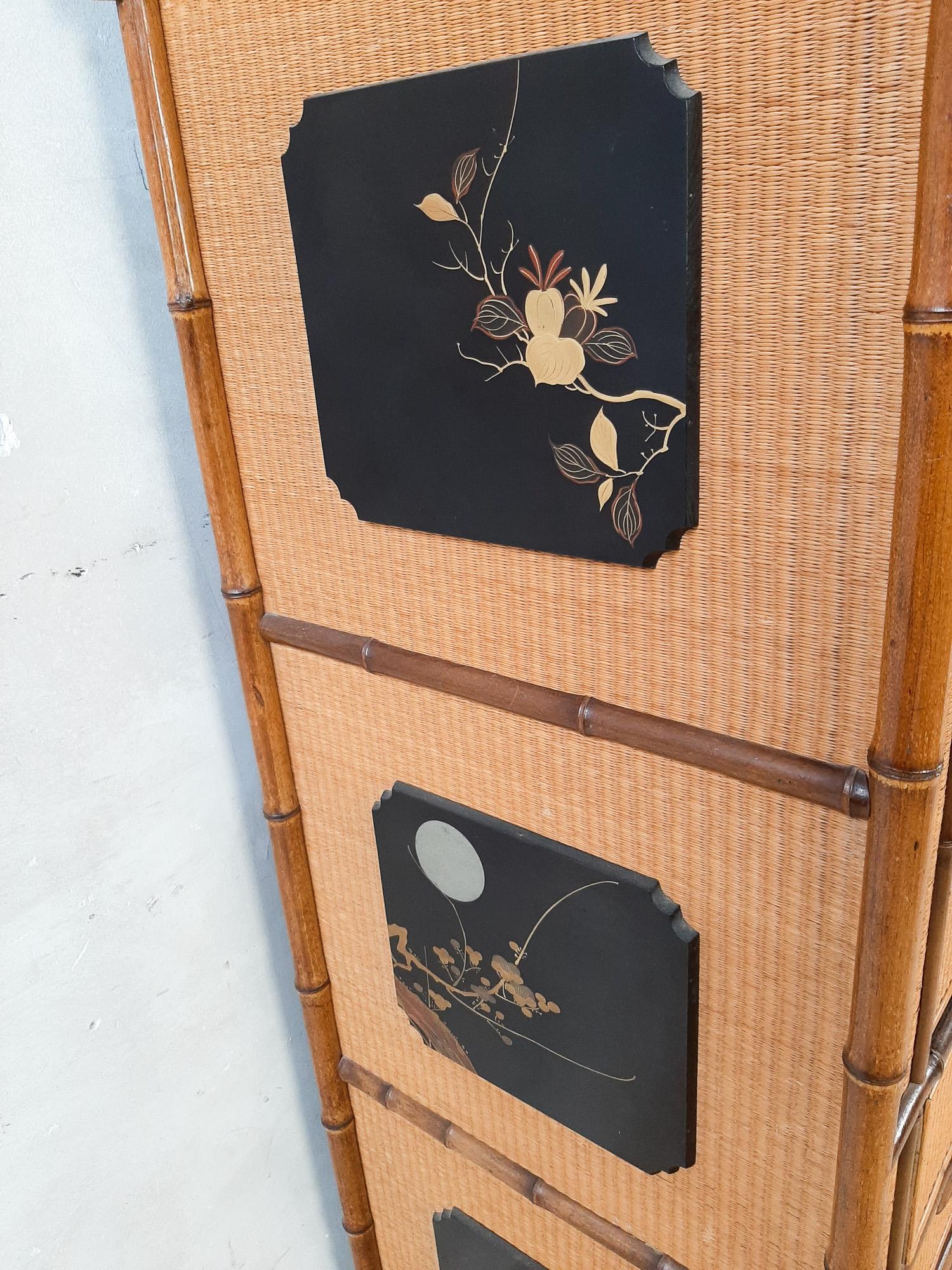 Antiker französischer Chinoiserie Sekretär à abbantant im Angebot 9