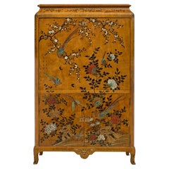 Antique French Chinoiserie Secretaire