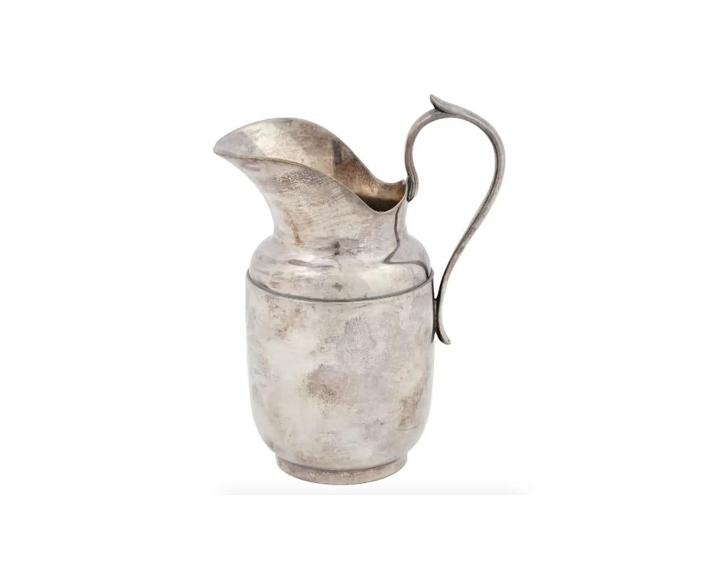 Antique French Christofle Silver Jug Marked In Good Condition In New York, NY