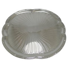 Antique French Christofle Silver Plated Tray, circa 1896 Art Nouveau