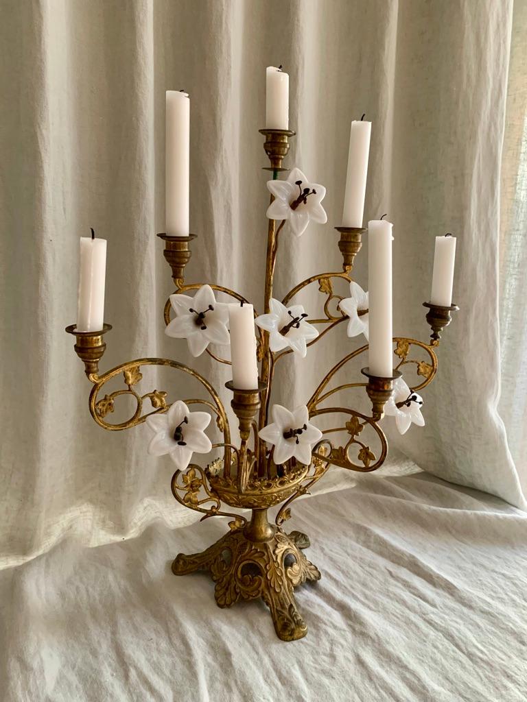 antique french candelabra