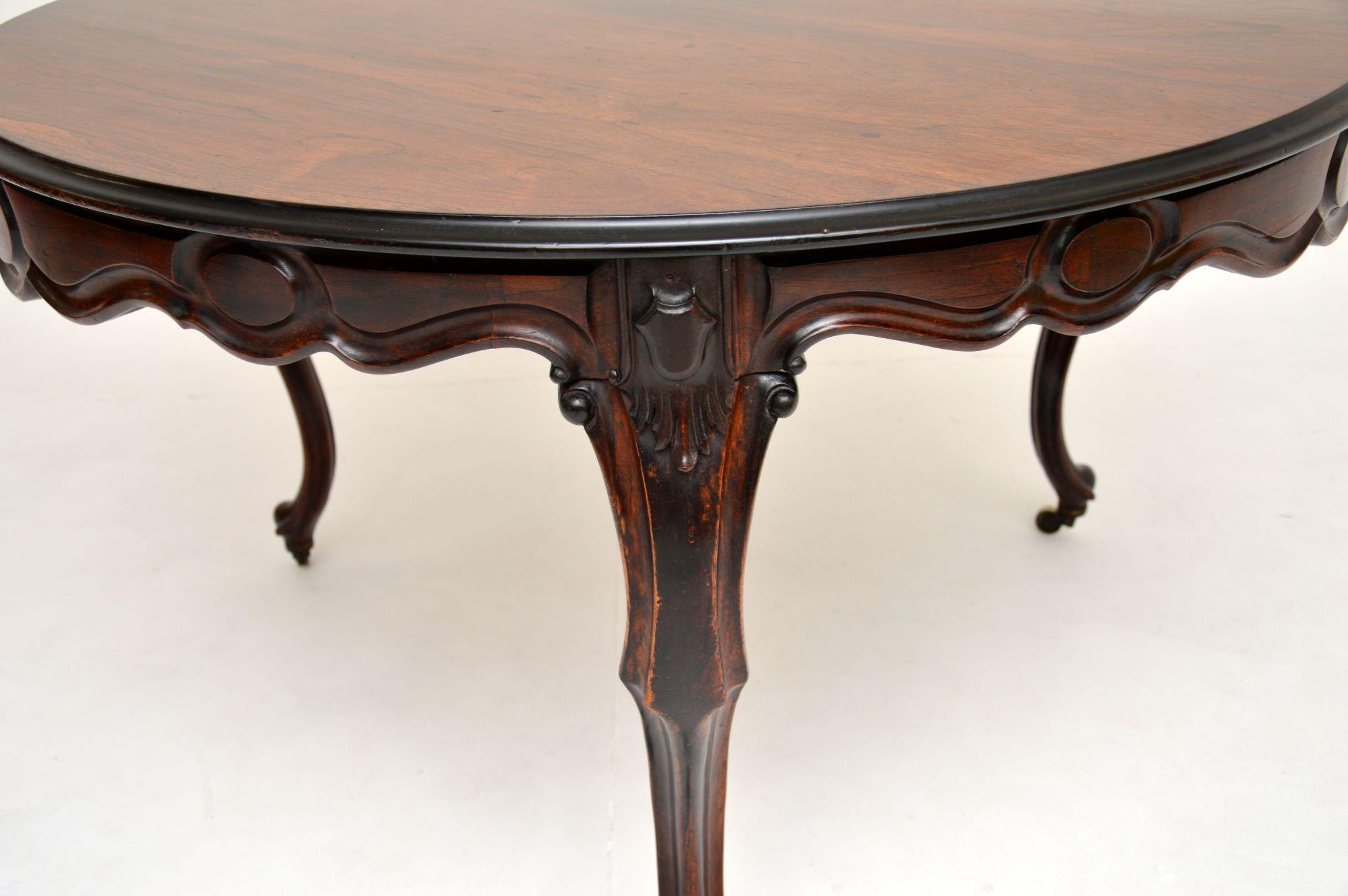 Antique French Circular Dining Table For Sale 1