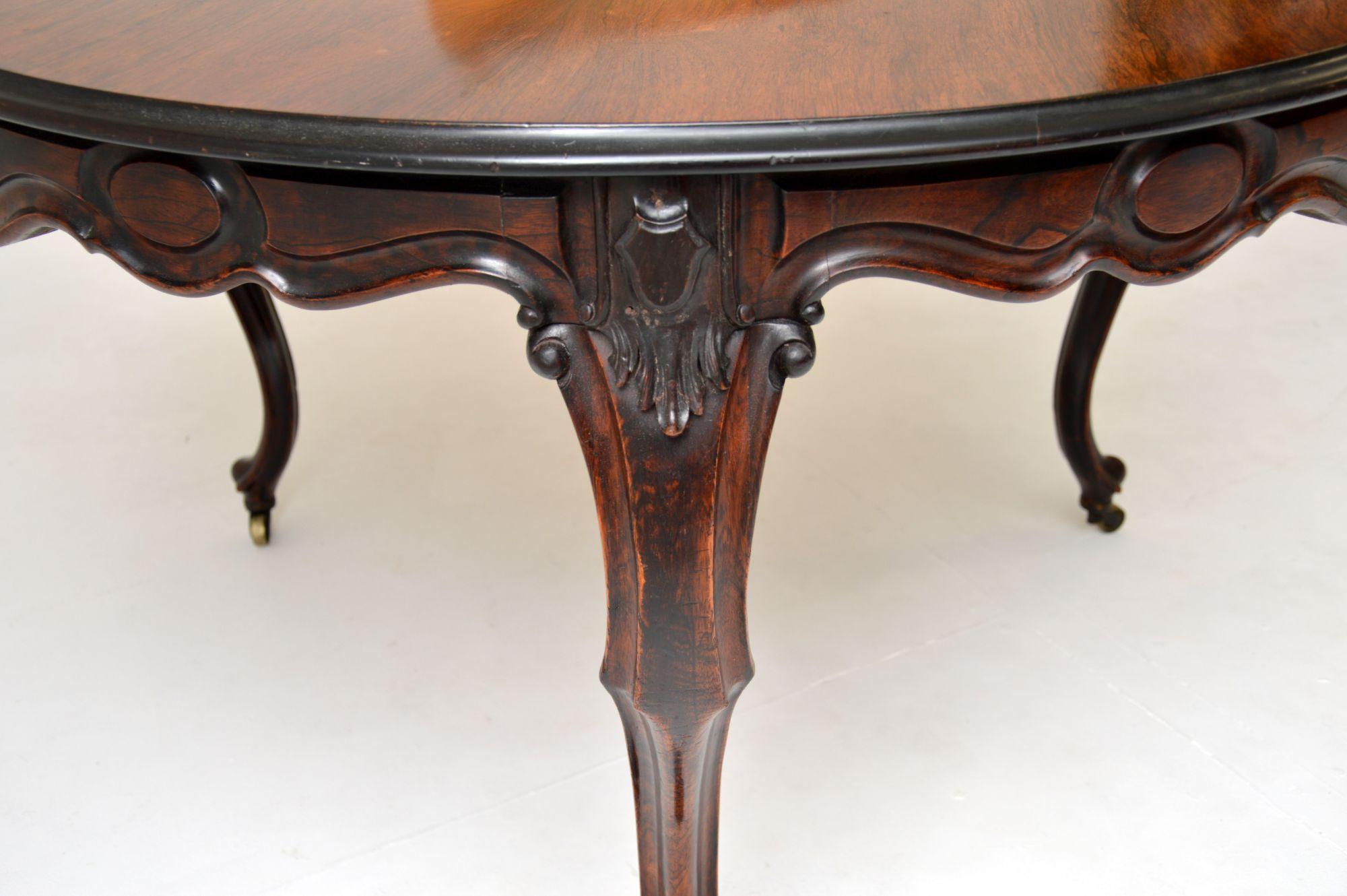 Antique French Circular Dining Table For Sale 2