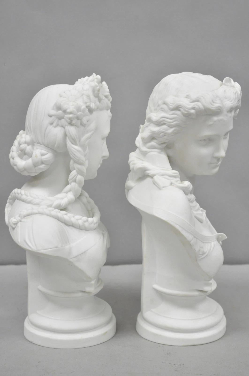 Antique French Classical Parian Porcelain 13