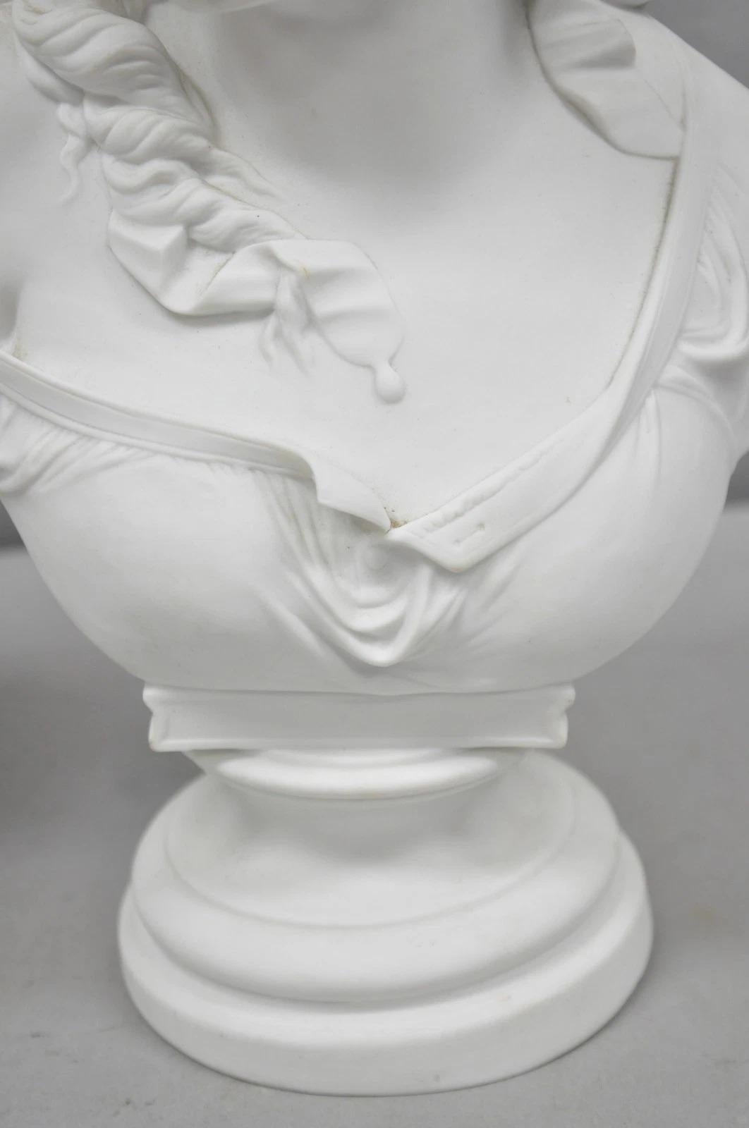 Antique French Classical Parian Porcelain 13