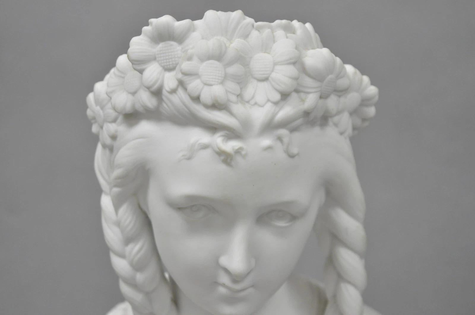Antique French Classical Parian Porcelain 13