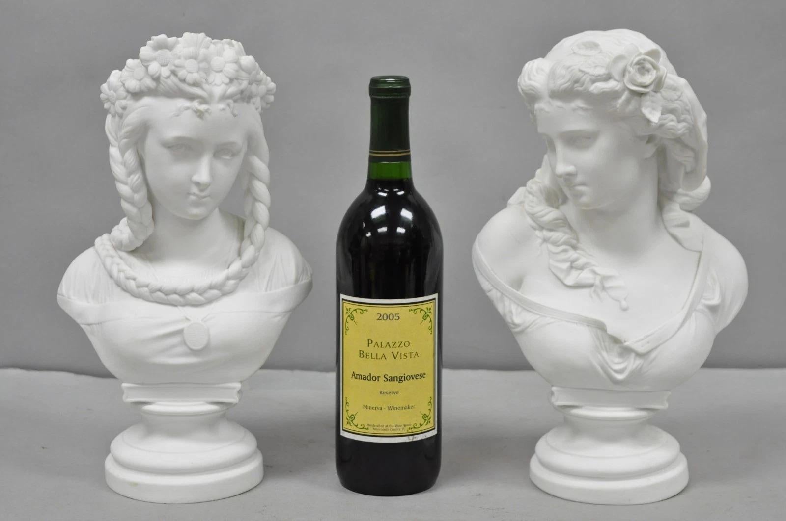 Antique French Classical Parian Porcelain 13