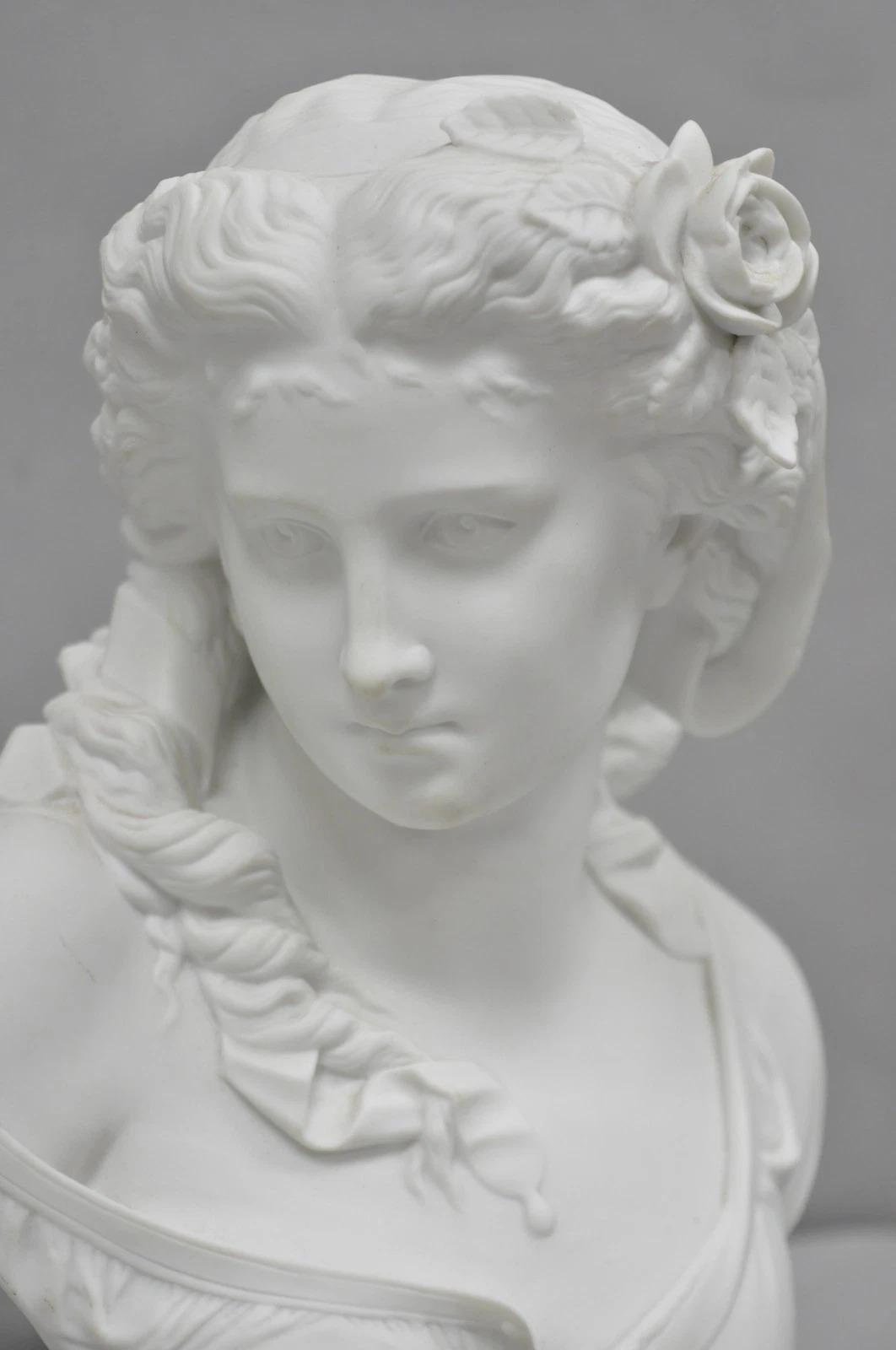 Antique French Classical Parian Porcelain 13