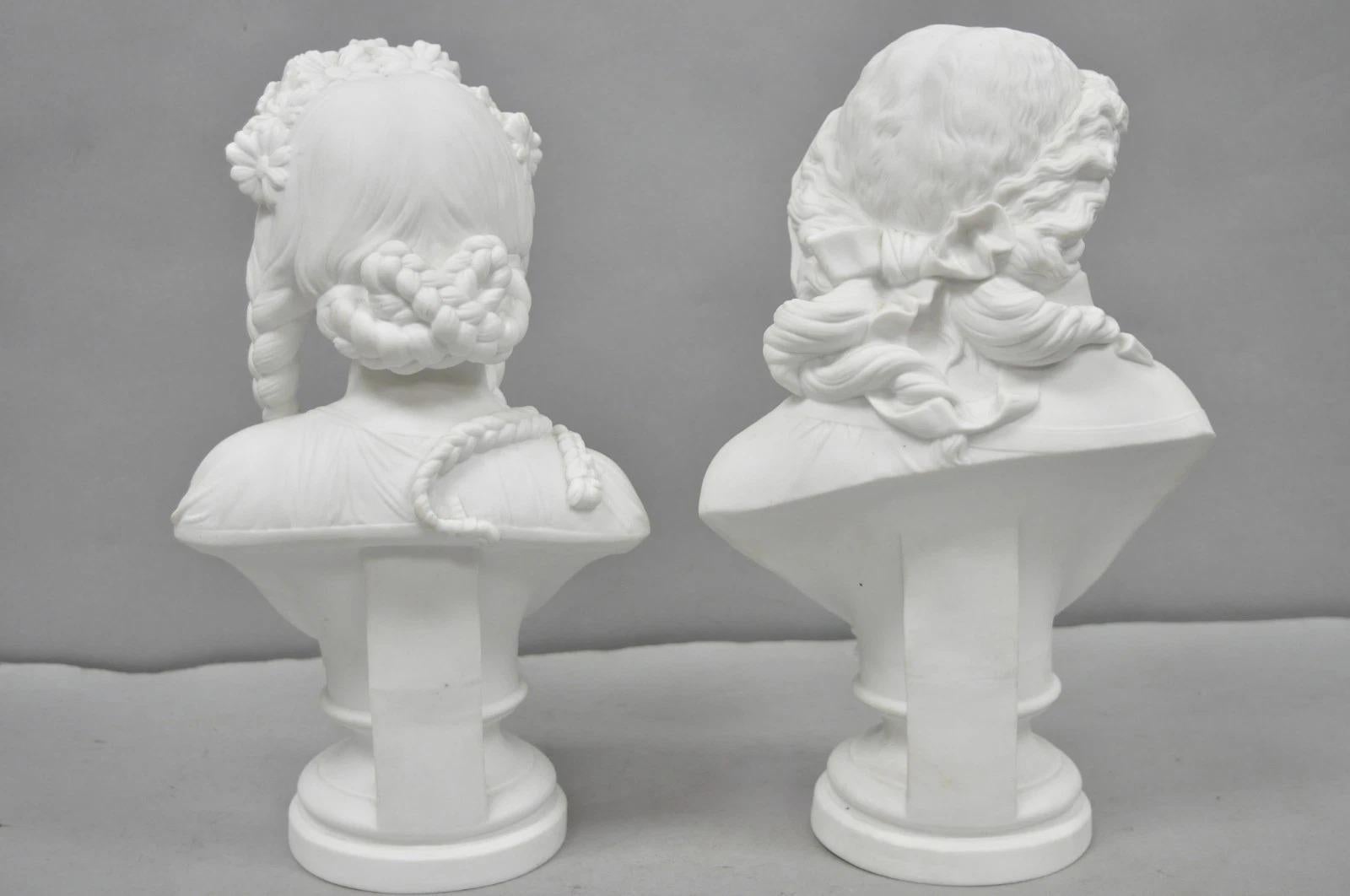 Antique French Classical Parian Porcelain 13