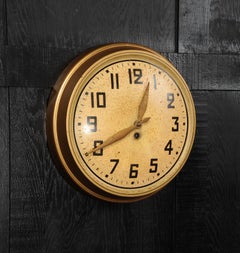 Antique French Clock Dial Face by Japy Freres, Industrial, Fully Working