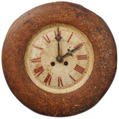 Zifferblatt einer antiken französischen Uhr von Japy Freres:: Industrie/Eisenbahn