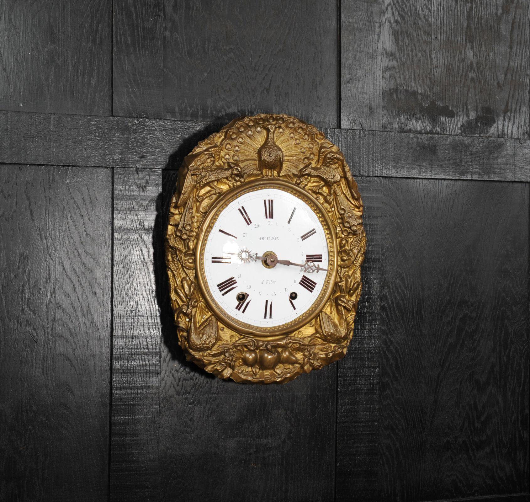 Antique French Clock Dial Face Wall Clock, Fully Working 1