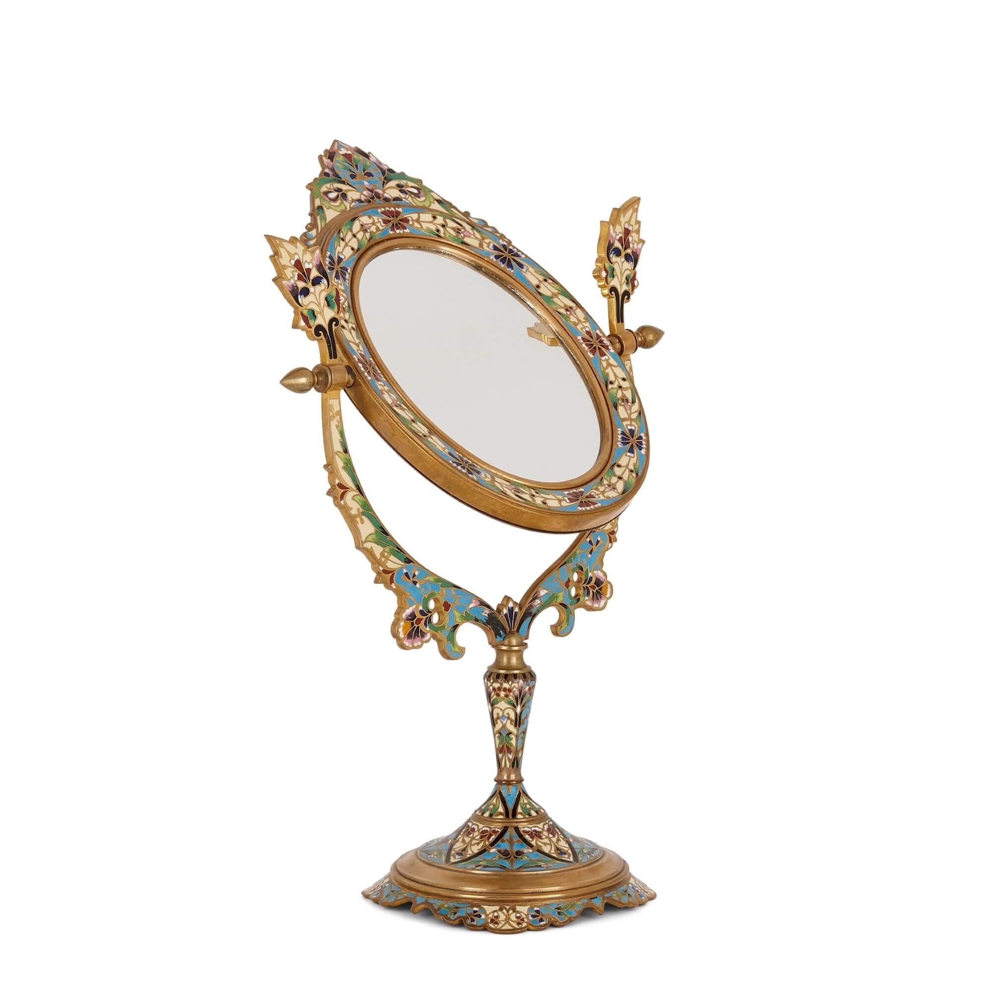 enamel mirror