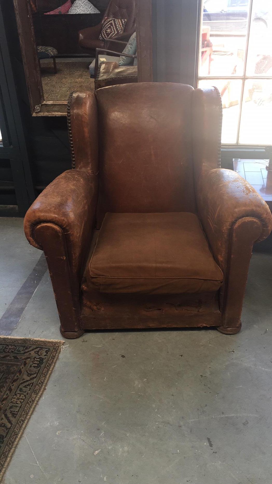 Antique French Club Chairs 2