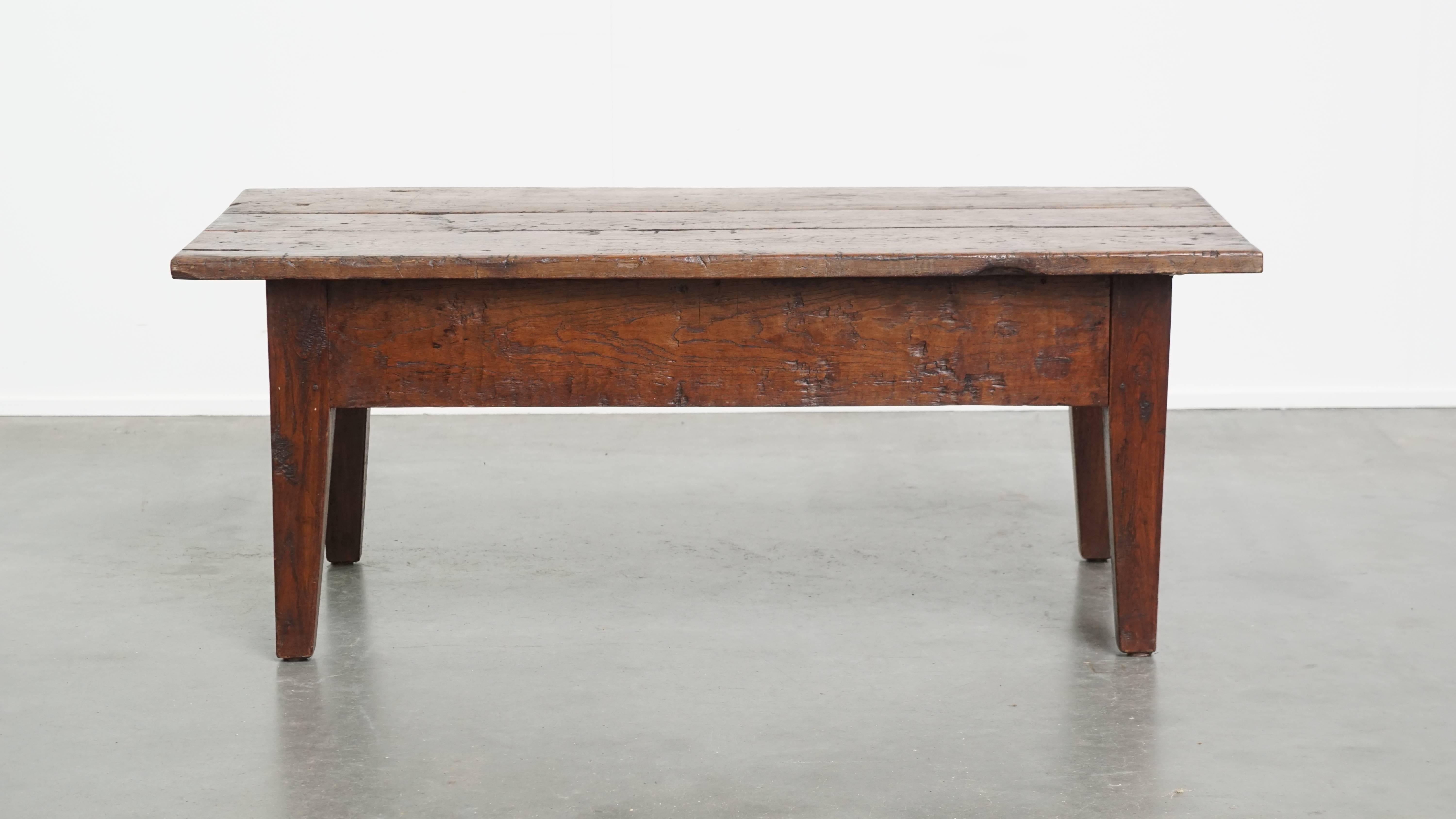 Fait main Table basse française ancienne en vente