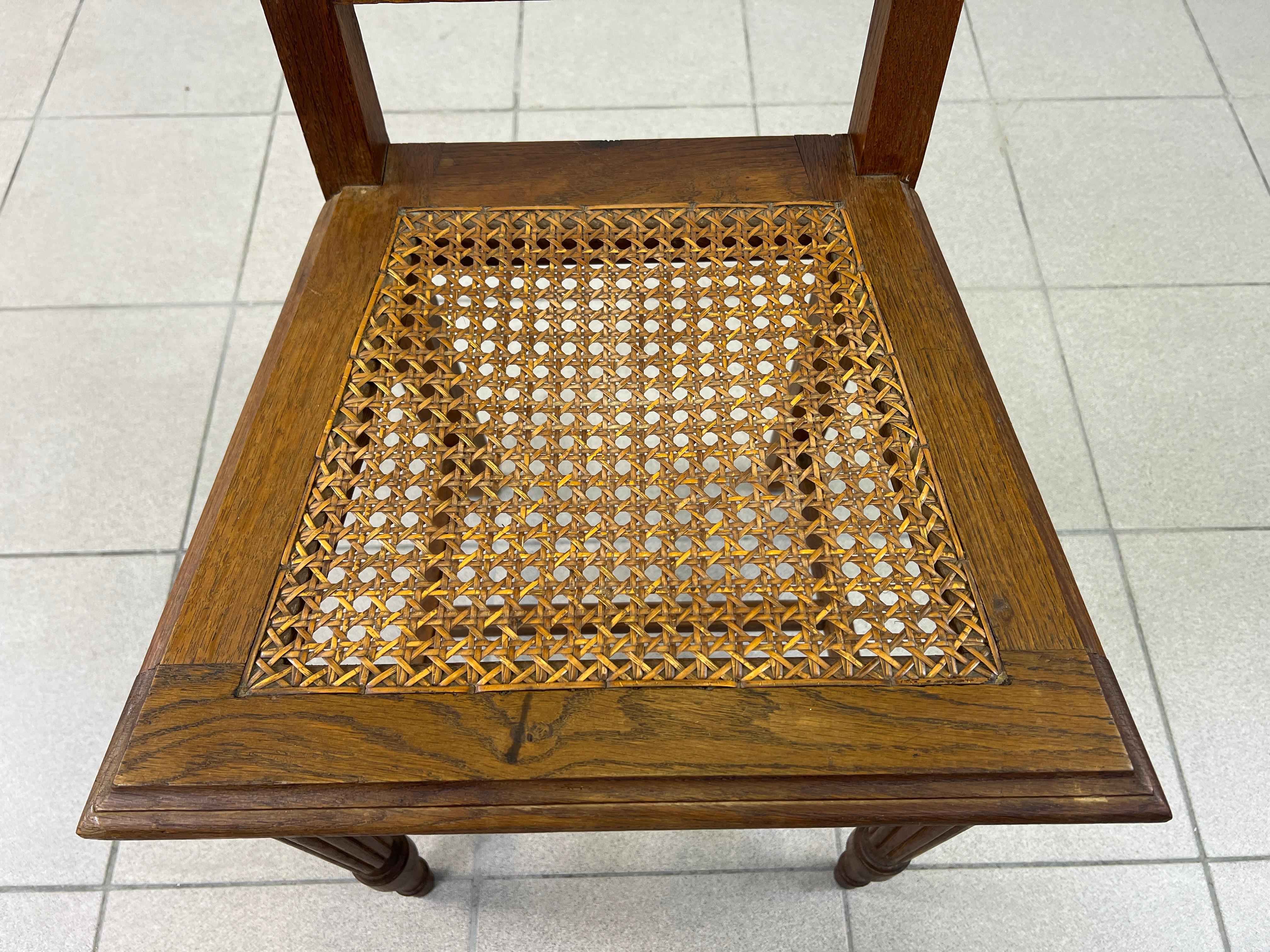 Antique French Colonial Rattan Dining Chairs – Set of 12 im Angebot 6