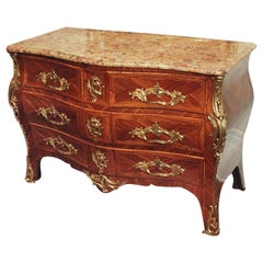 Antique French Commode circa 1790-1820 with Finest Exotic Woods
