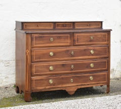 Antique French Commode in Walnut Early 19th Century