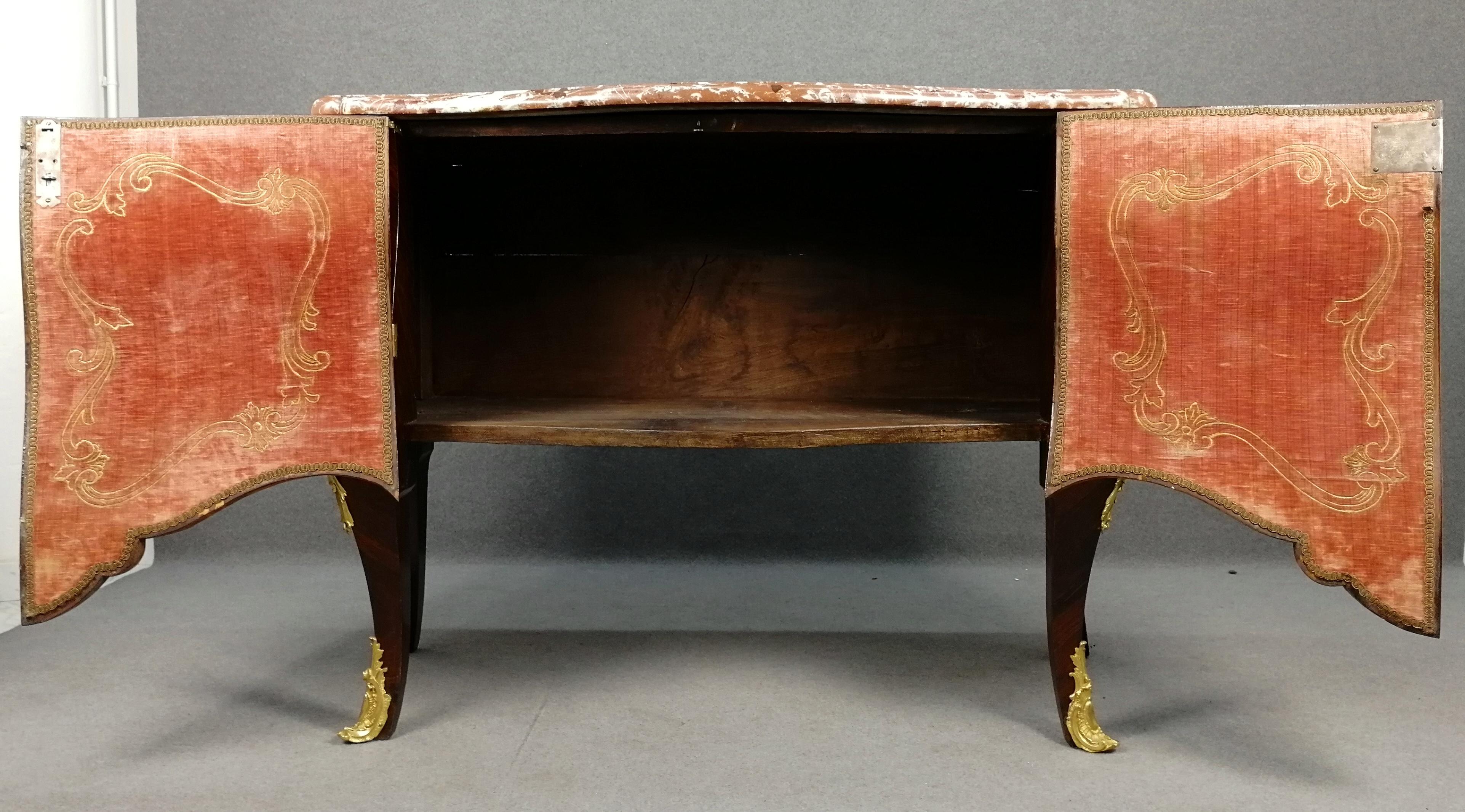 Antique French Commode Louis XVI Attributed Jean Pierre Latz, 18th Century In Good Condition In Milano, IT