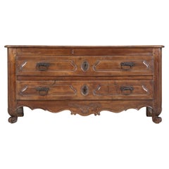 Ancienne Commode ou Pantalonnière Française en Noyer Grande Patina Non Restaurée c1700's