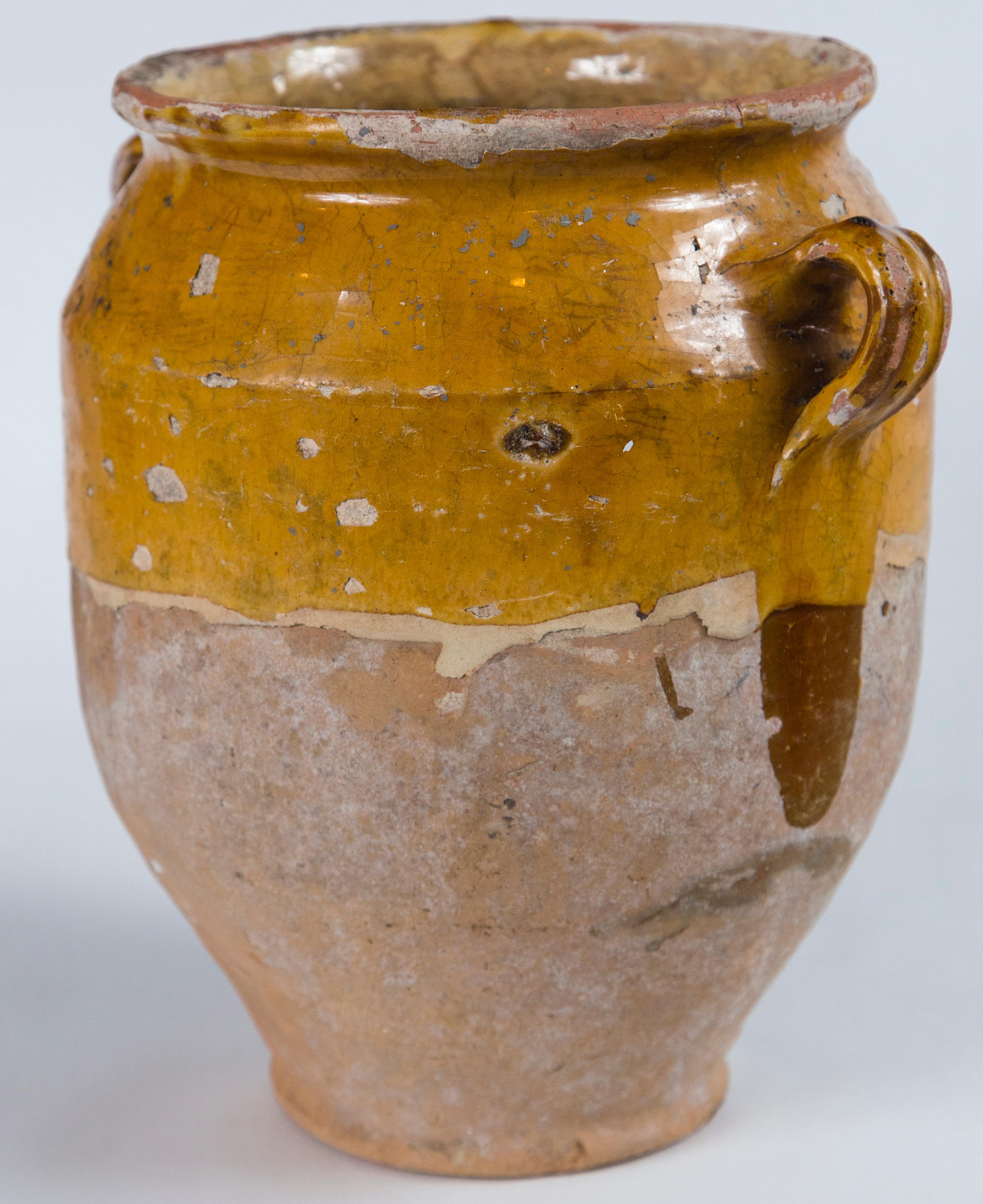 Ancien pot à confiture français, circa 1900 Bon état à Chappaqua, NY