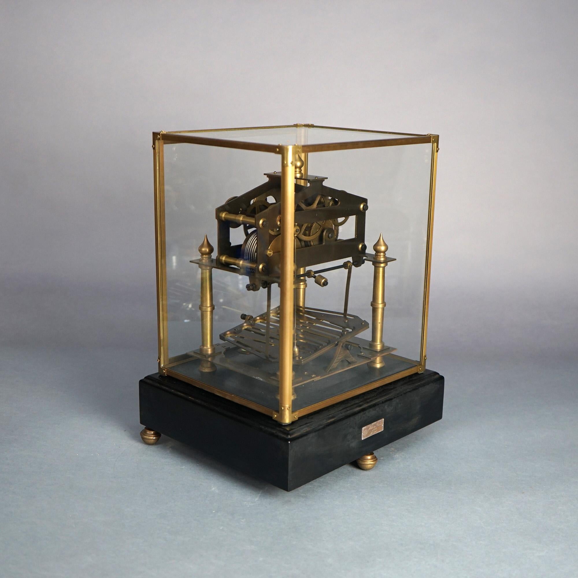 Antiquité française Congreve Rolling Ball Skeleton Clock 19thC 1
