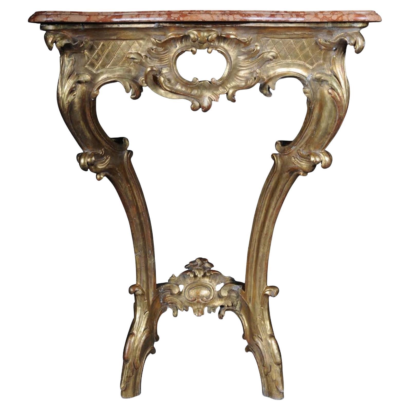 Antique French Console Table, circa 1790-1810