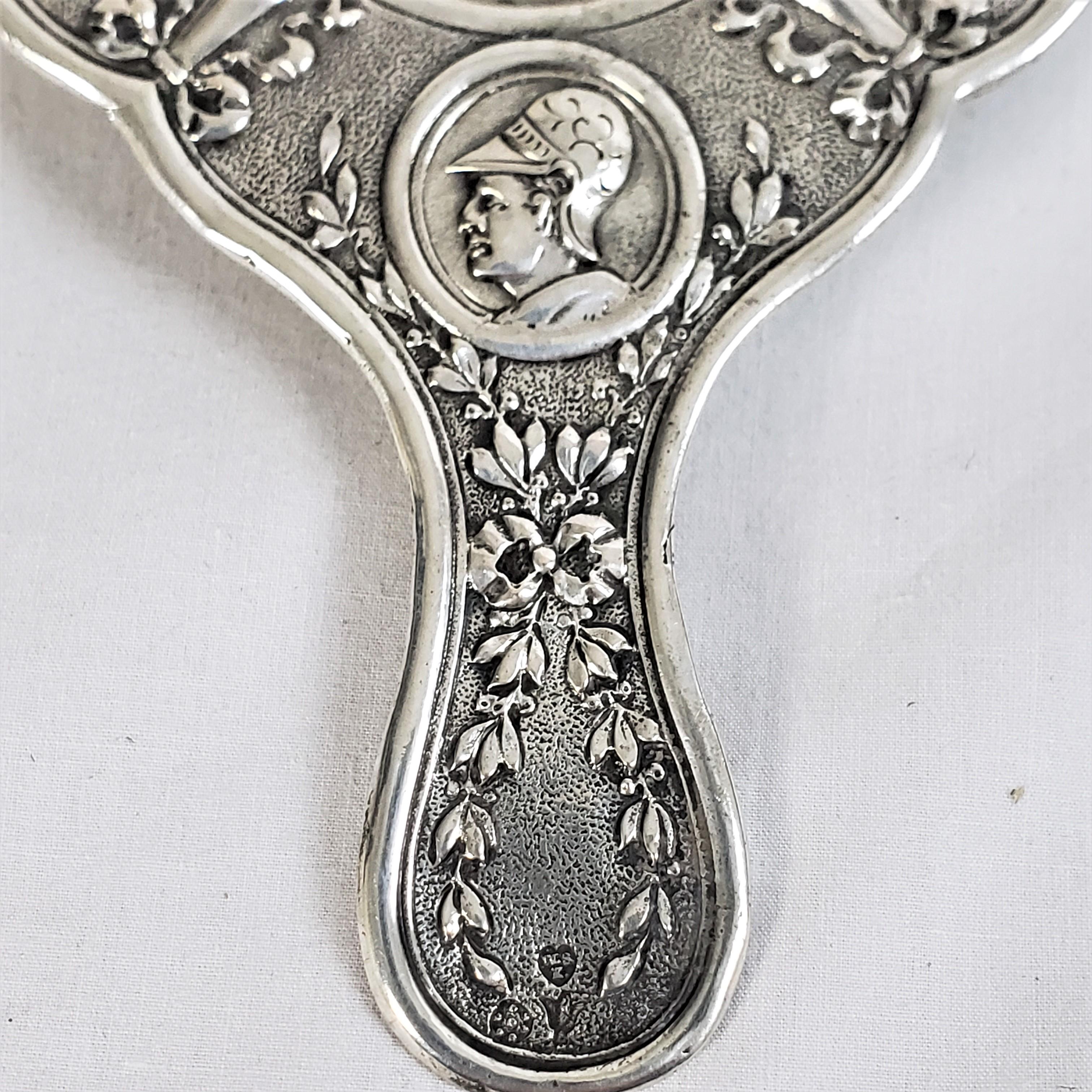 Argent Antique seau à thé continental français en argent .800 en vente