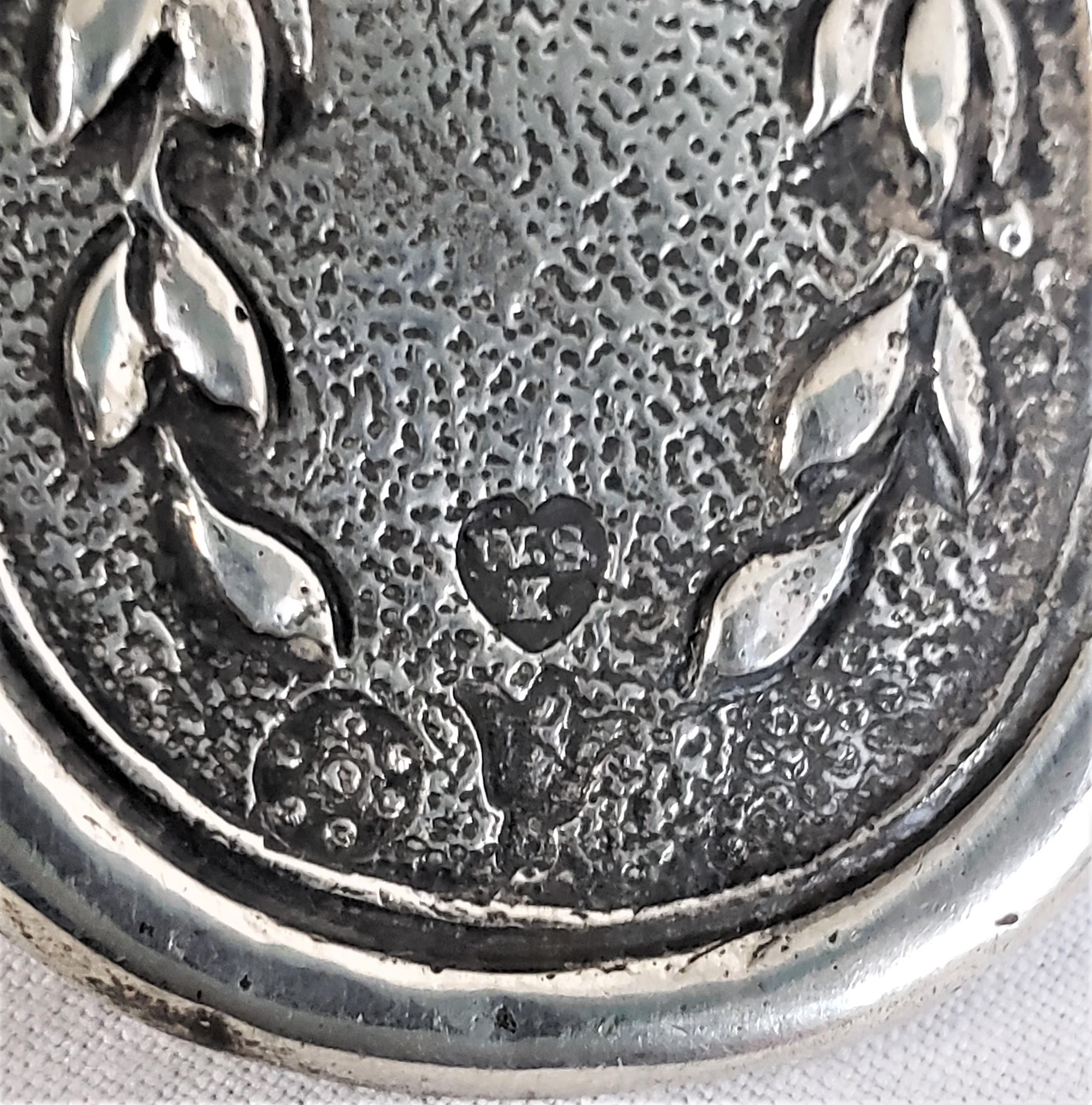 Antique French Continental .800 Silver Tea Strainer For Sale 3