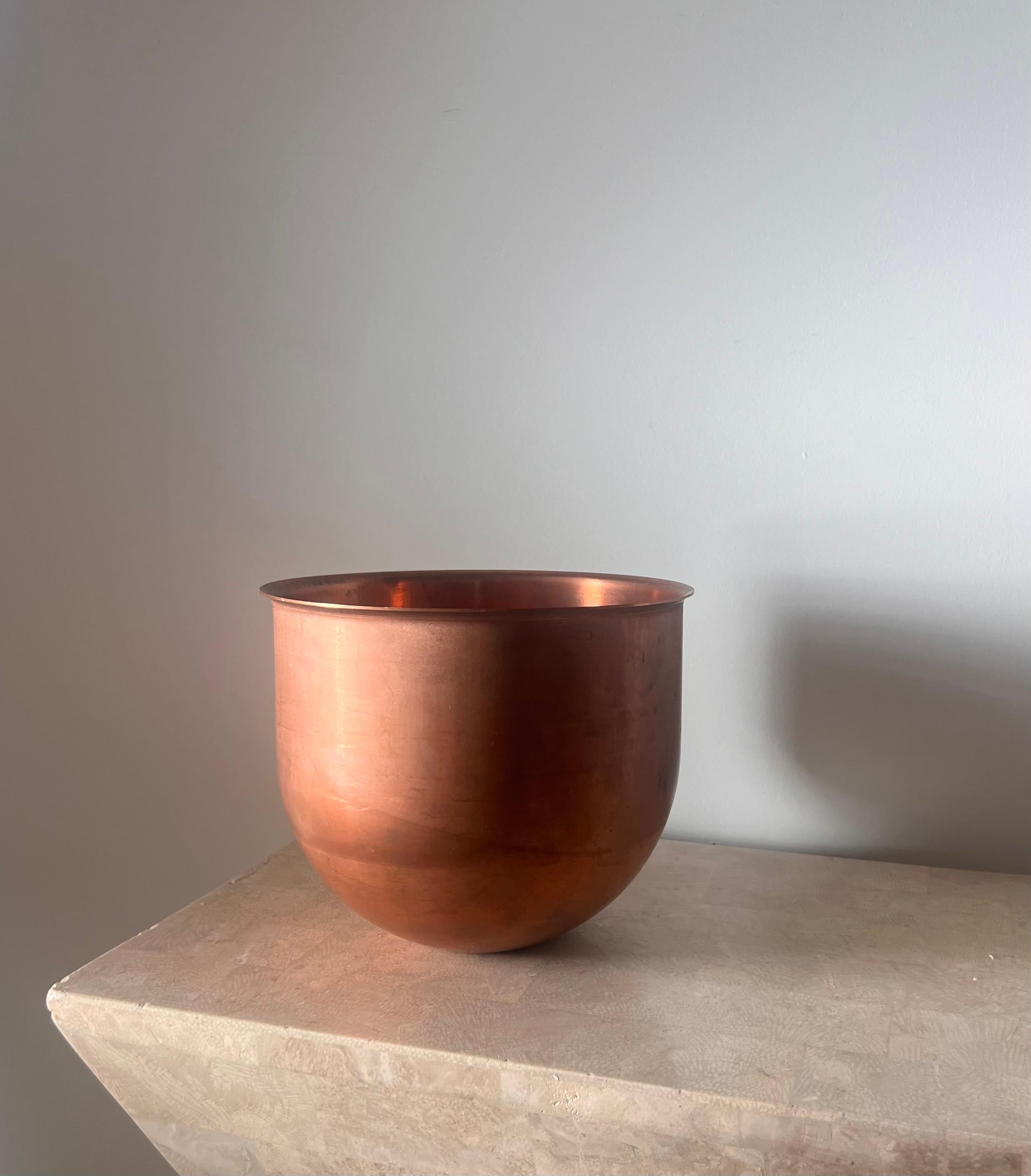 Antique French copper bowl, 19th century For Sale 6
