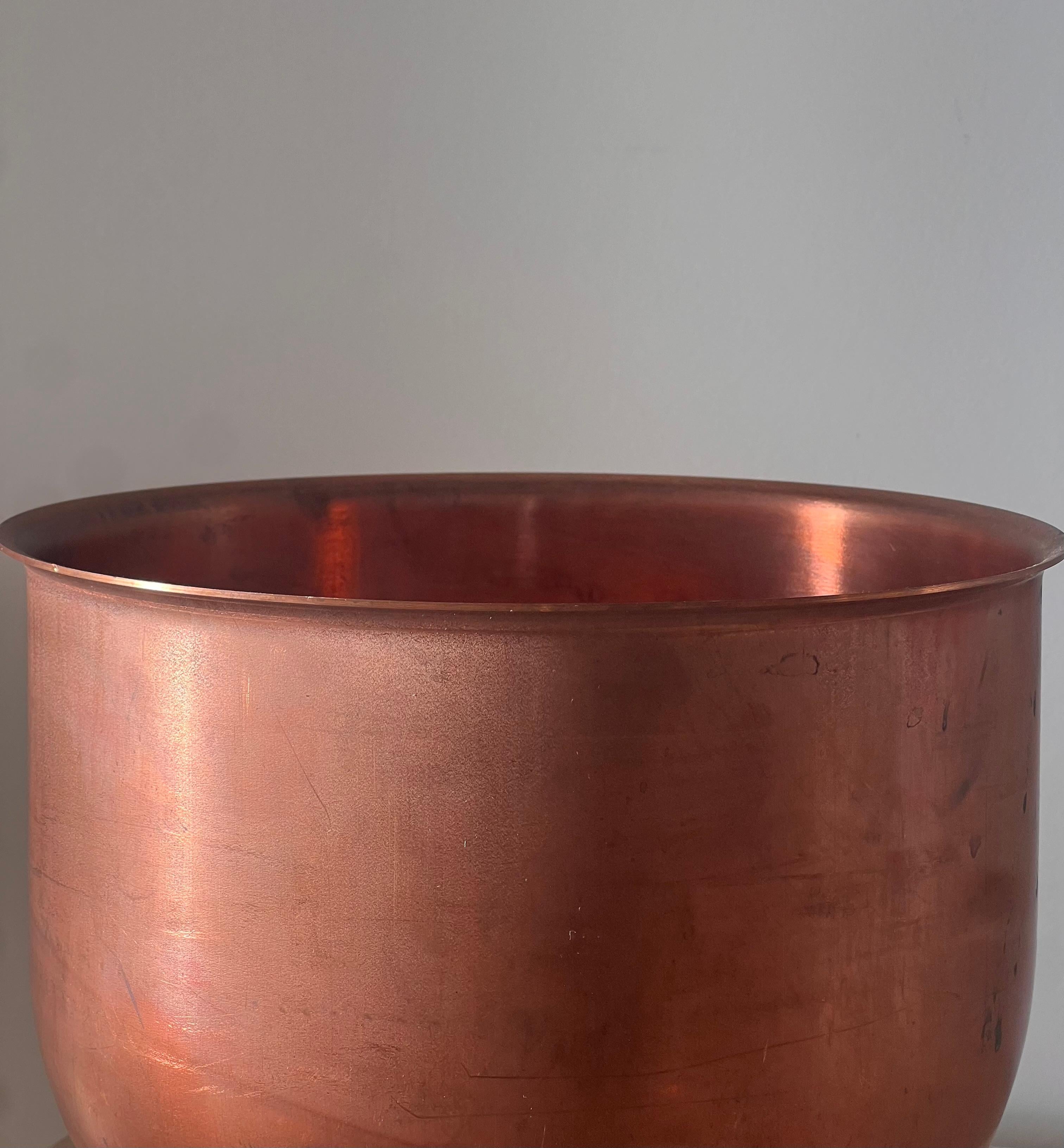 Antique French copper bowl, 19th century For Sale 7