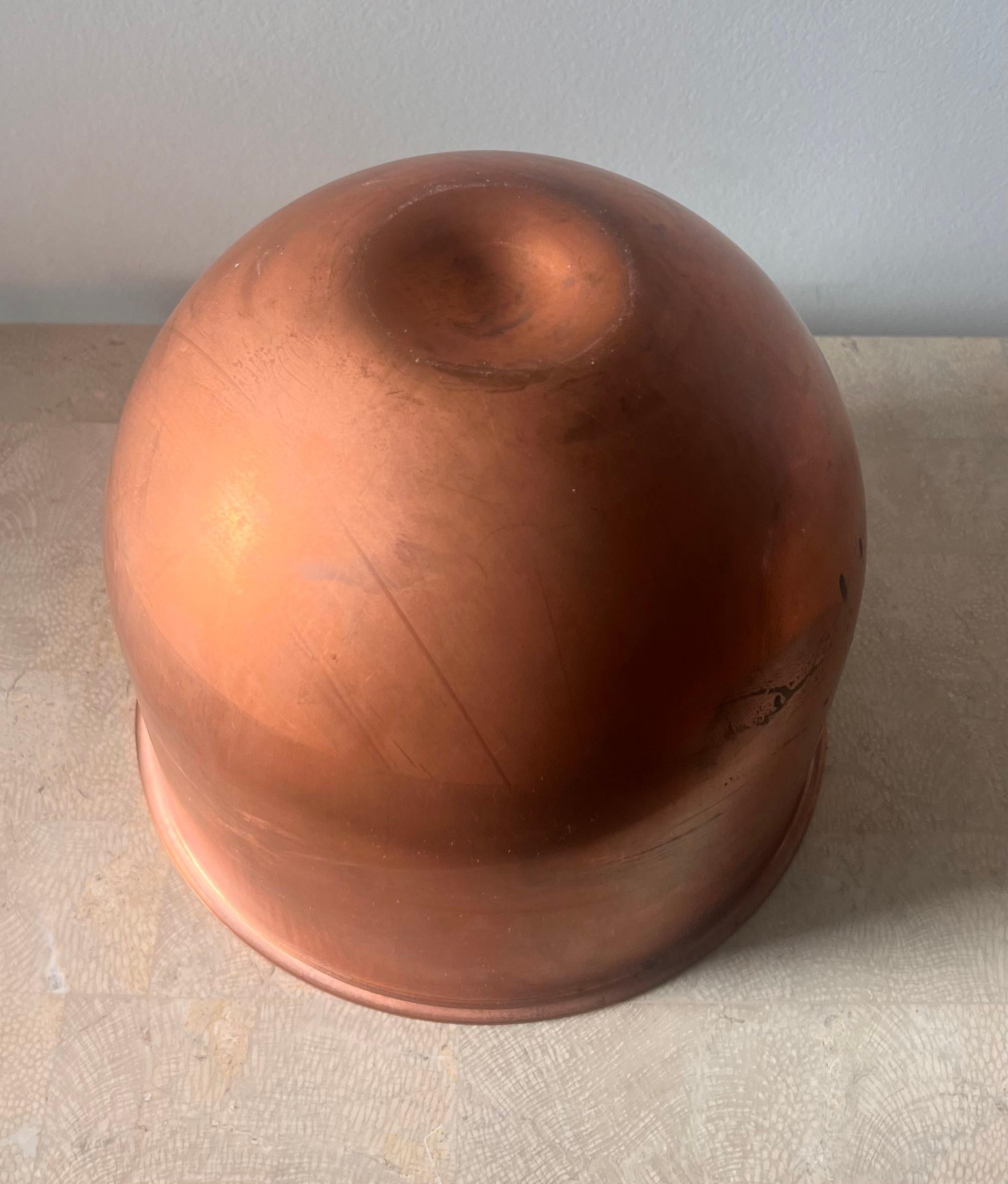 Antique French copper bowl, 19th century For Sale 10