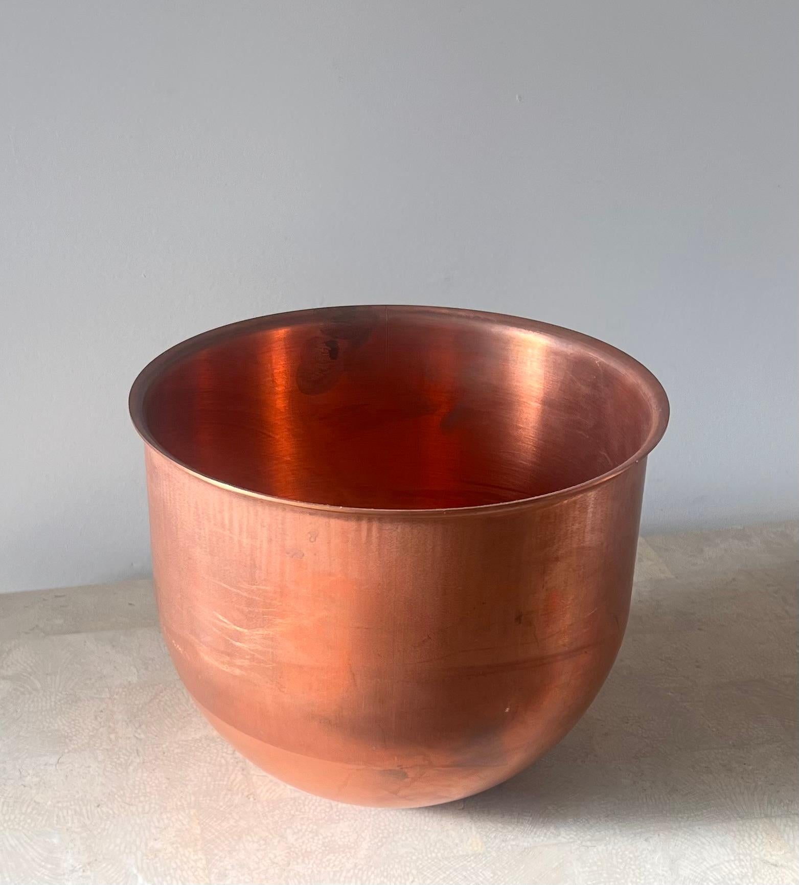 Antique French copper bowl, 19th century For Sale 2