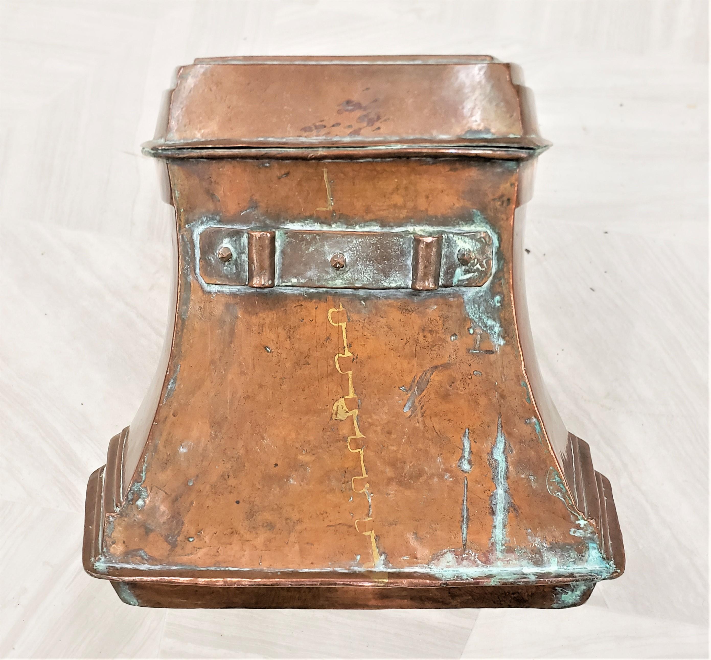 Antique French Copper Converted Cistern & Sink Planter Box or Garden Ornament For Sale 10