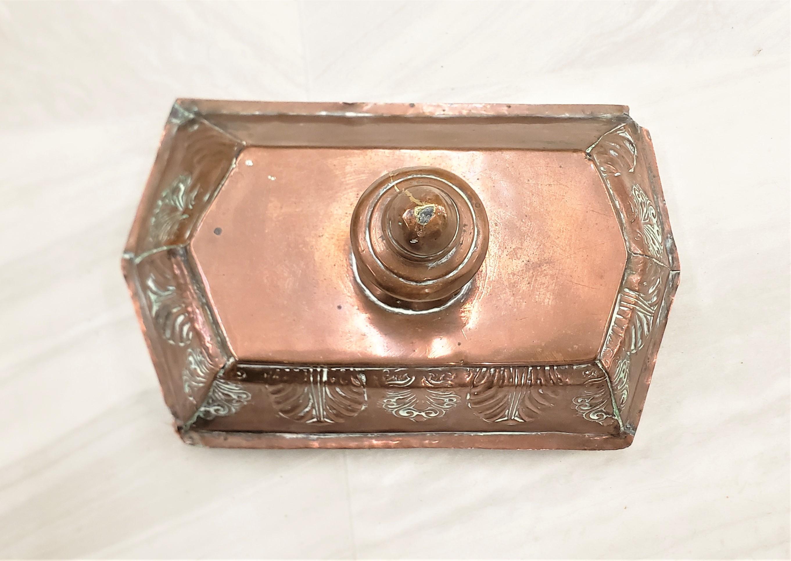Antique French Copper Converted Cistern & Sink Planter Box or Garden Ornament For Sale 12