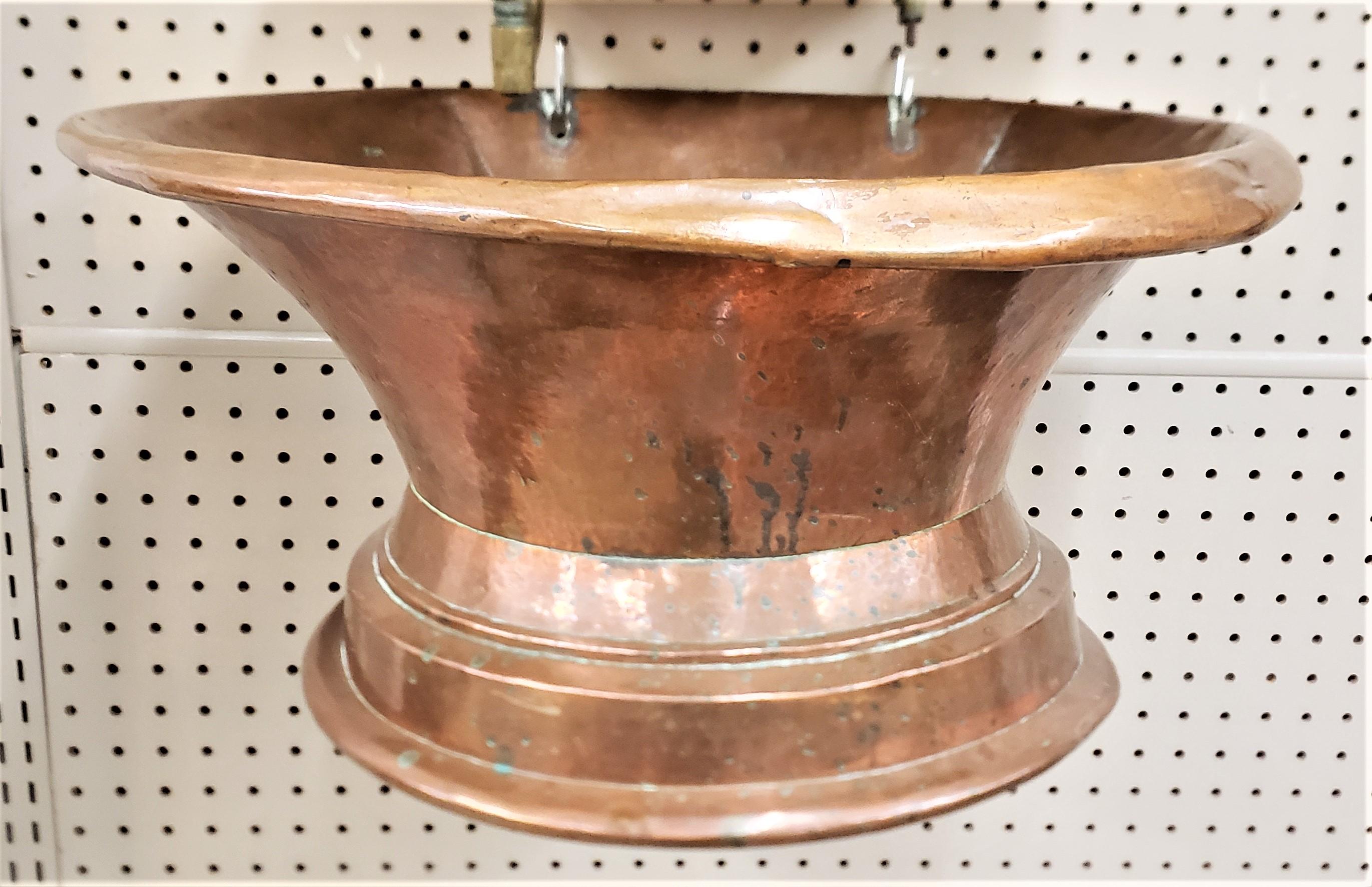 Antique French Copper Converted Cistern & Sink Planter Box or Garden Ornament For Sale 2