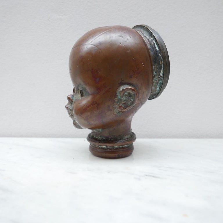 Antique French Copper Doll Mould For Sale 5